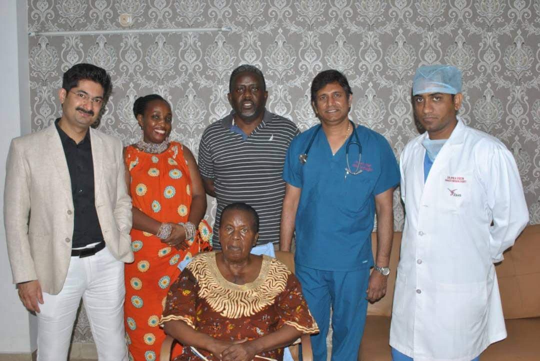 International patient from Africa treated by Dr. Nisarga
